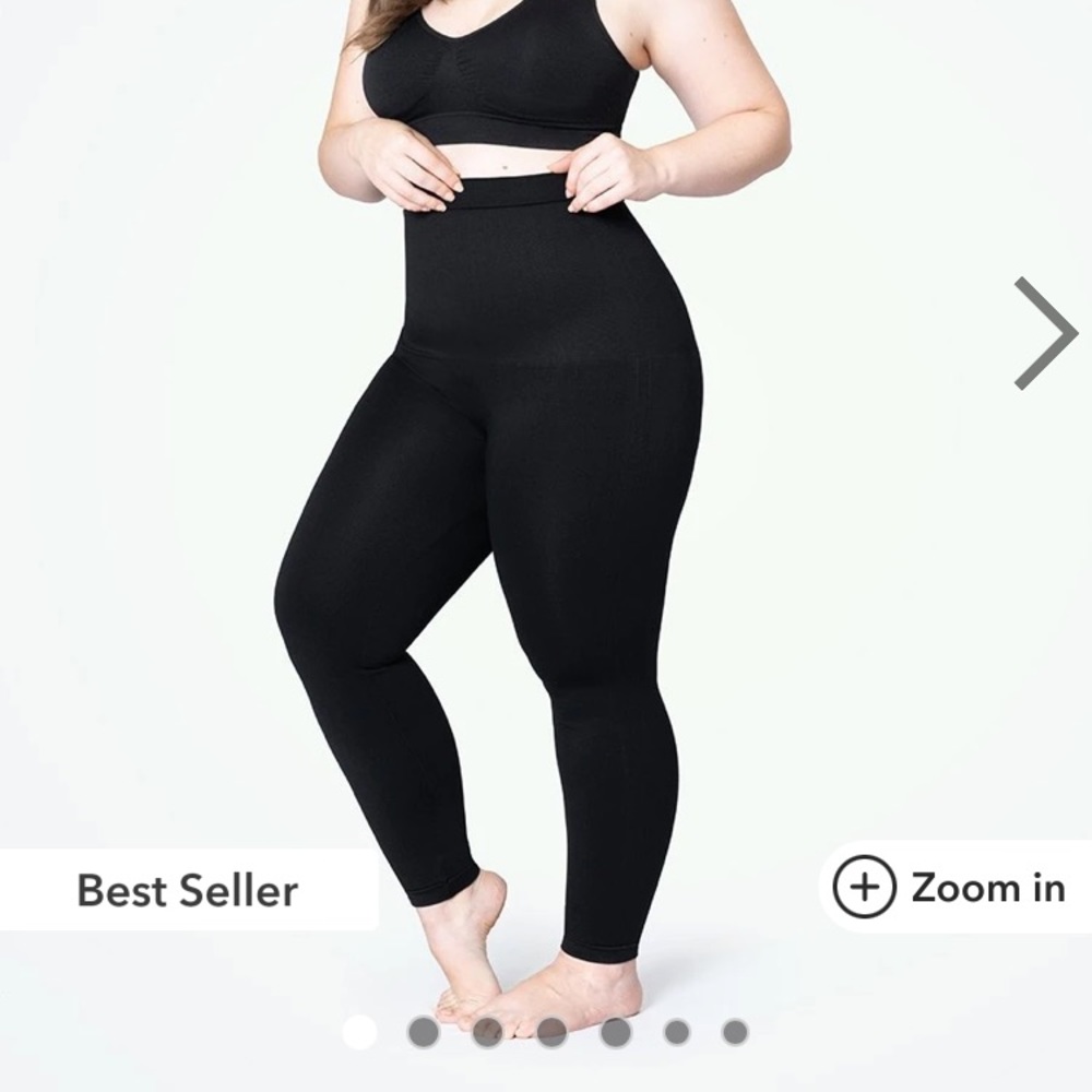 Shapermint Empetua High Waisted Compression Shaping Leggings Black 3XL XXXL NWT